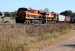 Two views of the northbound